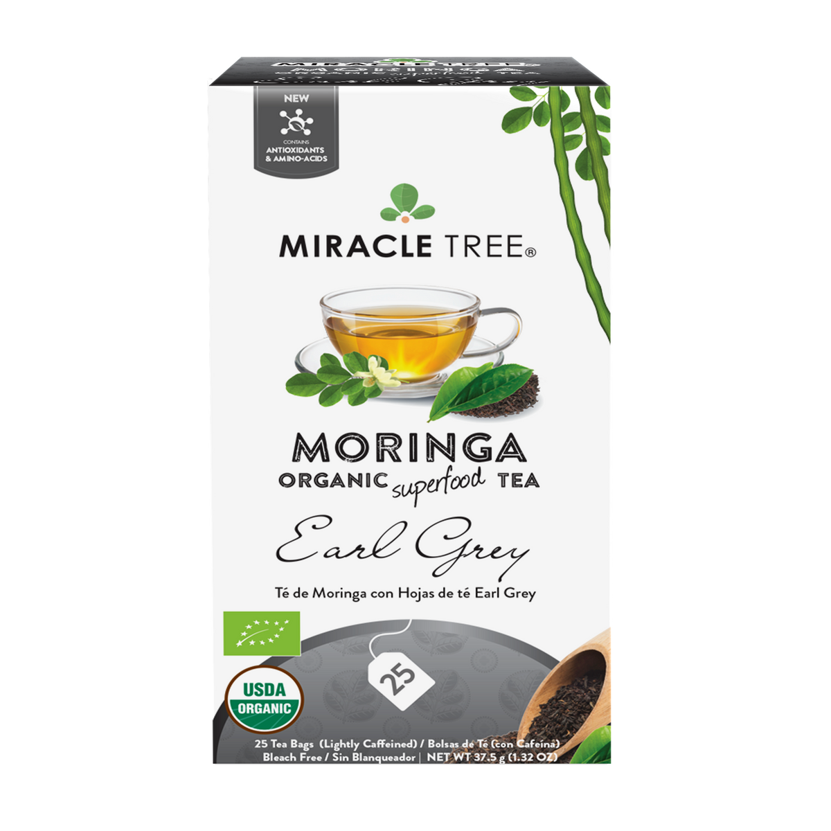 Miracle Tree Organic Moringa Tea Earl Grey